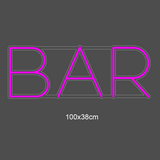 "BAR" LED NEONSKYLT, Utomhus iP65