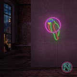 "Papegoja" Led neonskylt.