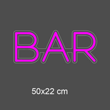"BAR" LED NEONSKYLT, Utomhus iP65