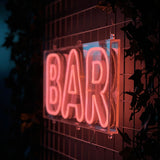 "Bar" Led neonskylt. Vattentät.