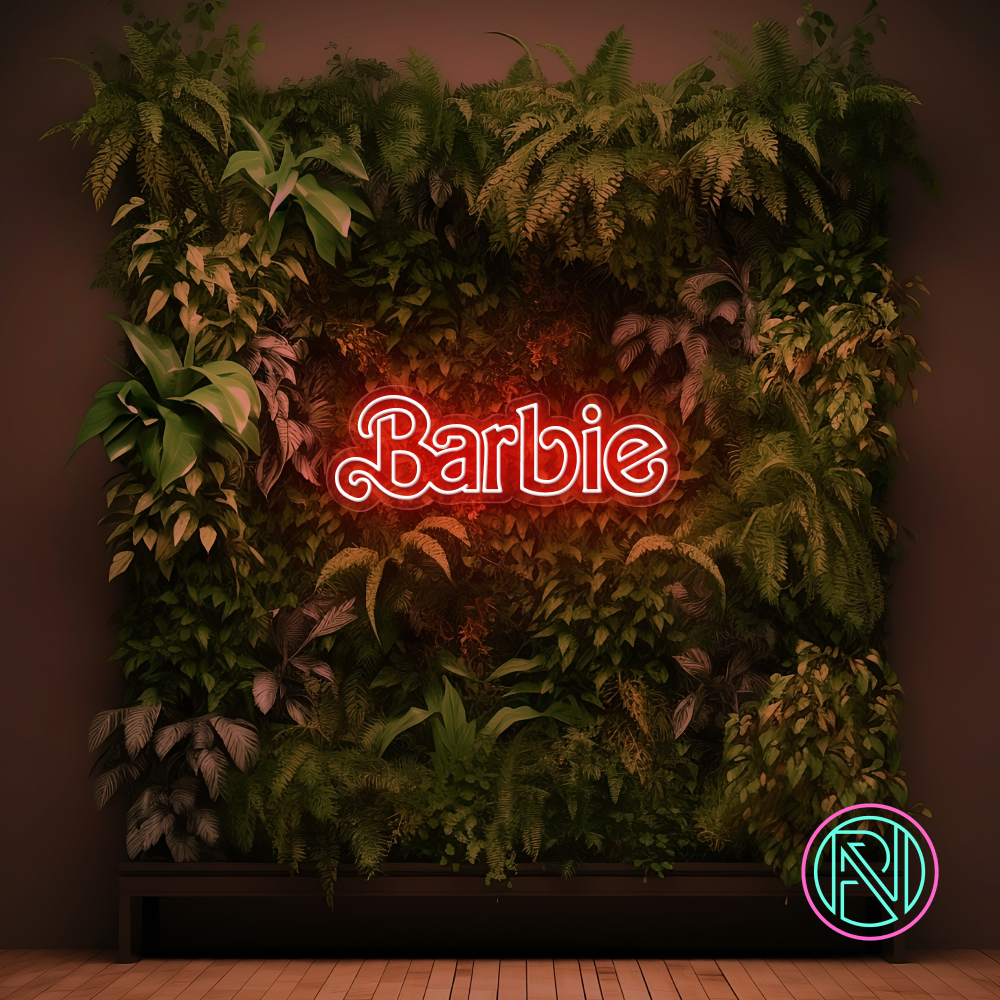 "Barbie" Originale. Led neonskylt.