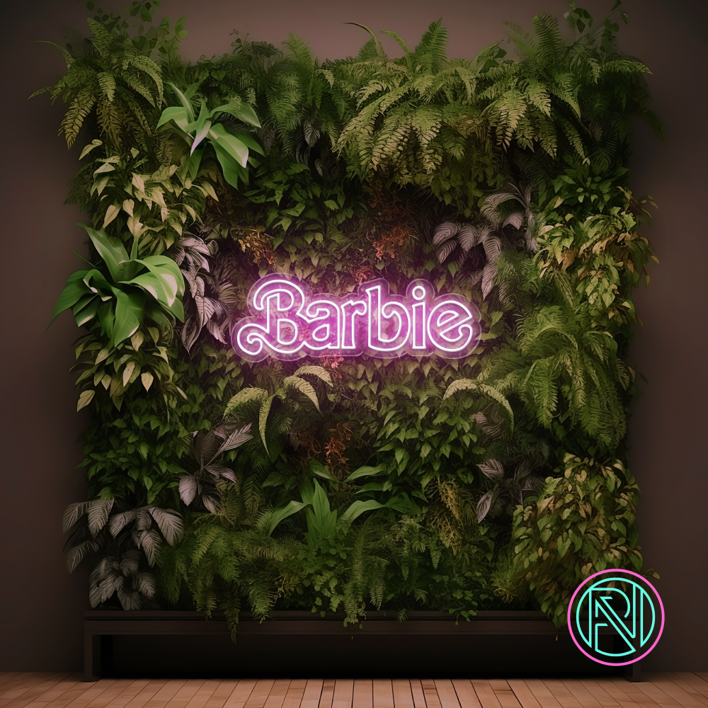 "Barbie" Originale. Led neonskylt.