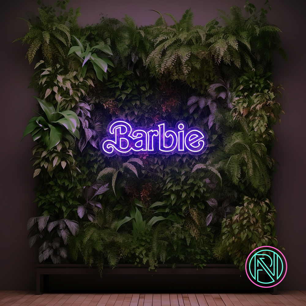 "Barbie" Originale. Led neonskylt.