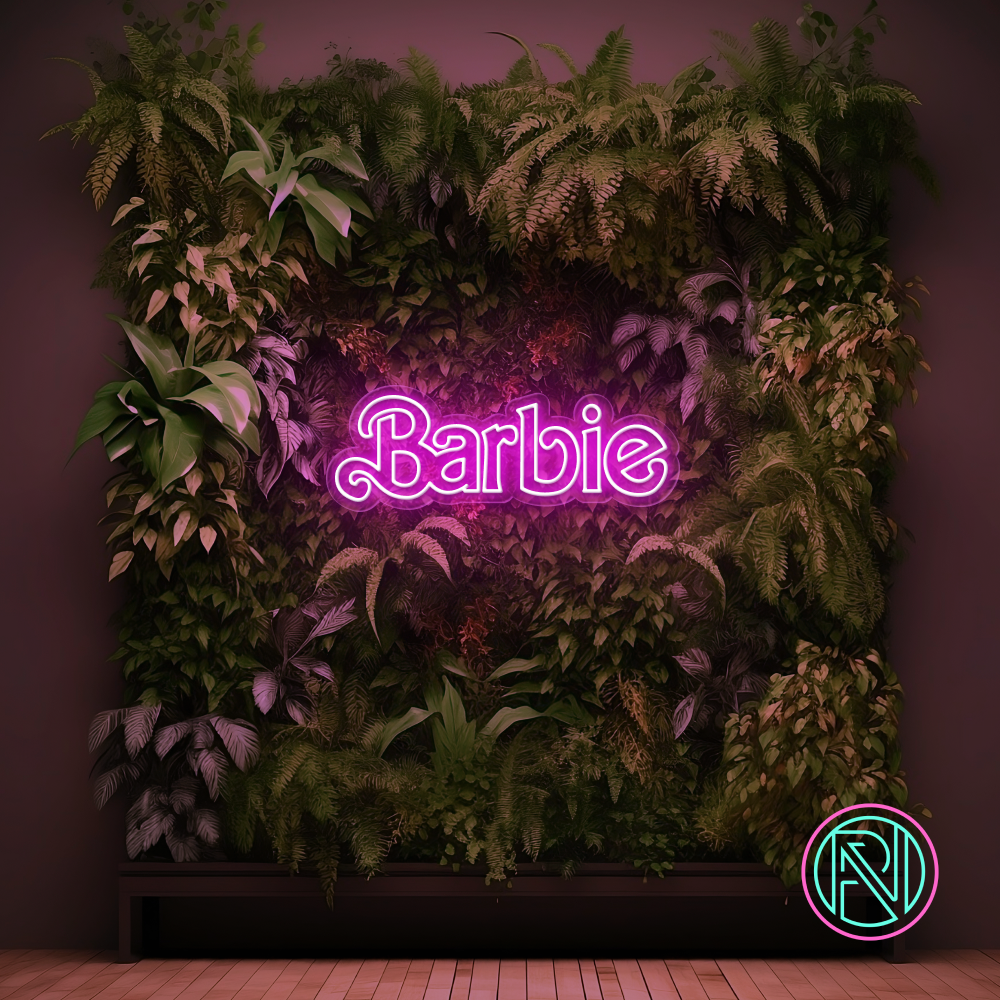 "Barbie" Originale. Led neonskylt.