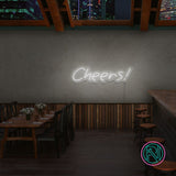 "Cheers!" Led neonskylt.
