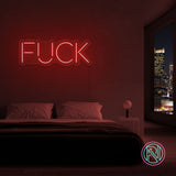 "FUCK"Led neonskylt. Välj önskad färg.