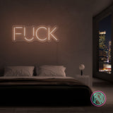 "FUCK"Led neonskylt. Välj önskad färg.