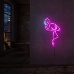 "Flamingo Tropisk" Led neonskylt