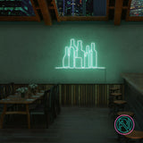 "Flasker" Led neonskylt.