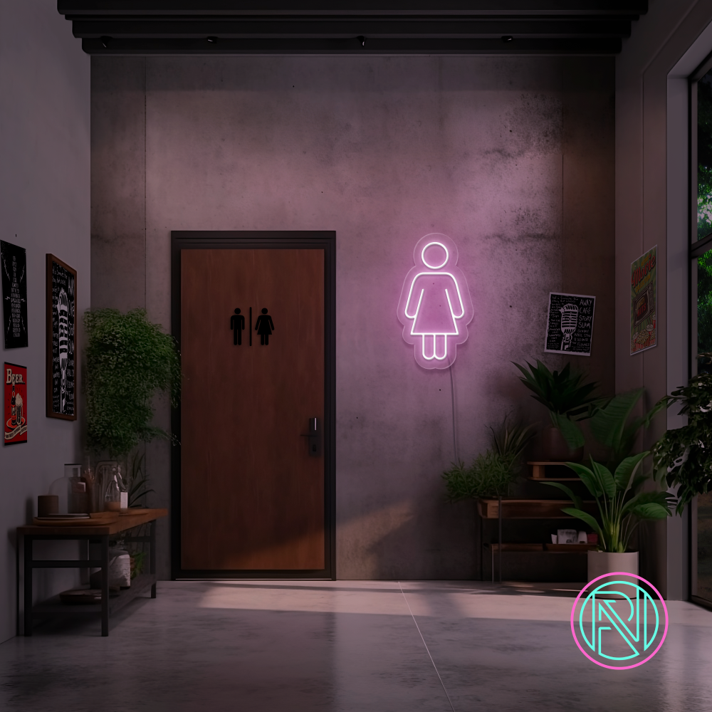 "GIRLE" Led neonskylt. 14 färger