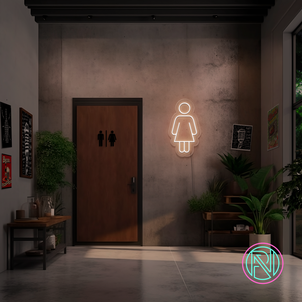 "GIRLE" Led neonskylt. 14 färger