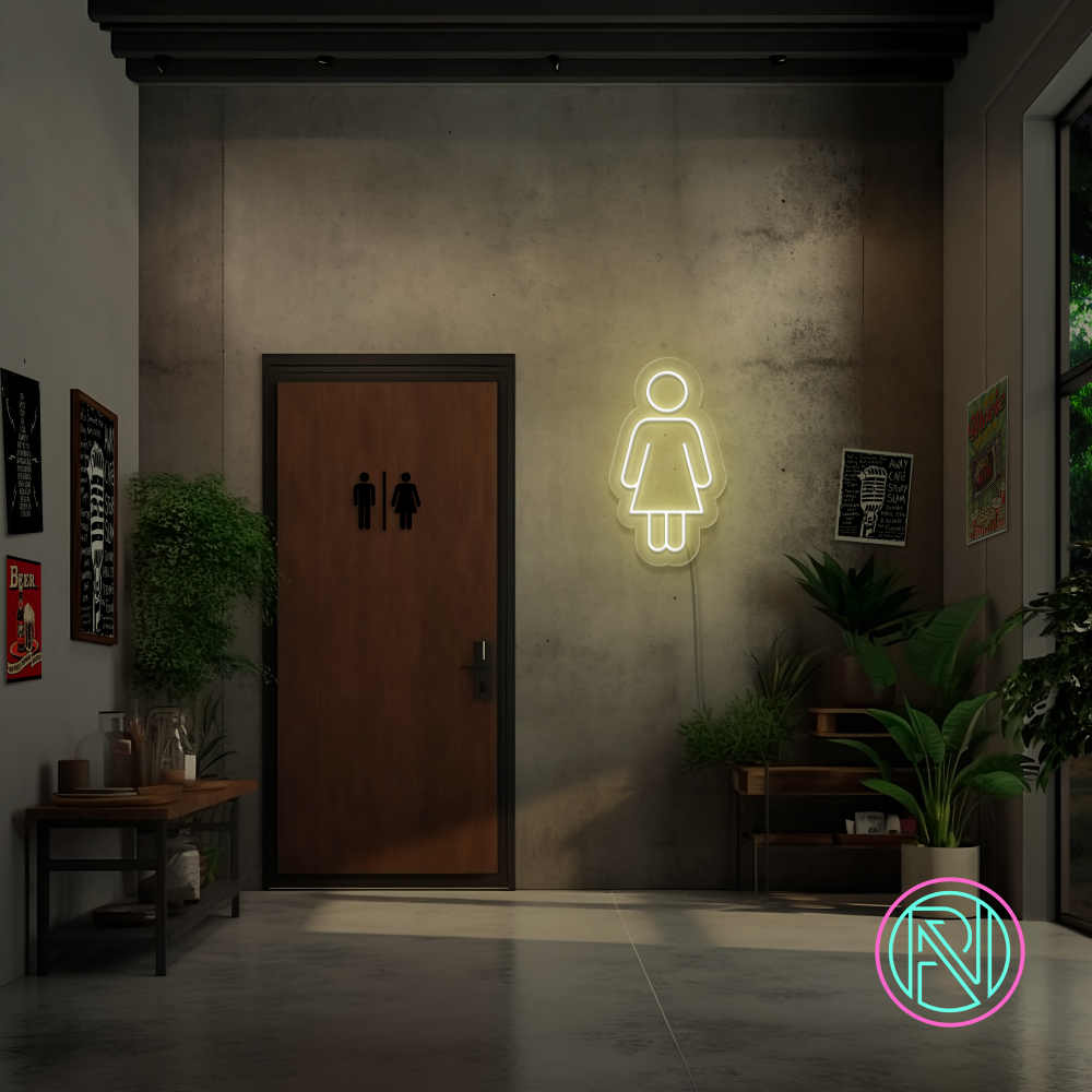 "GIRLE" Led neonskylt. 14 färger