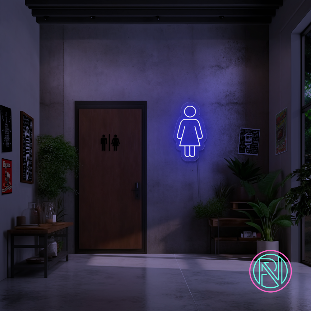 "GIRLE" Led neonskylt. 14 färger