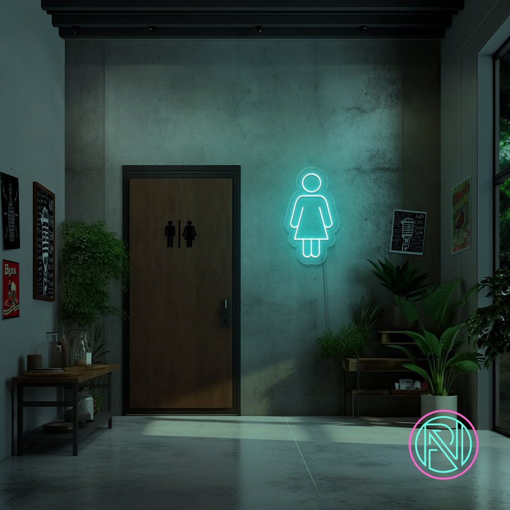 "GIRLE" Led neonskylt. 14 färger