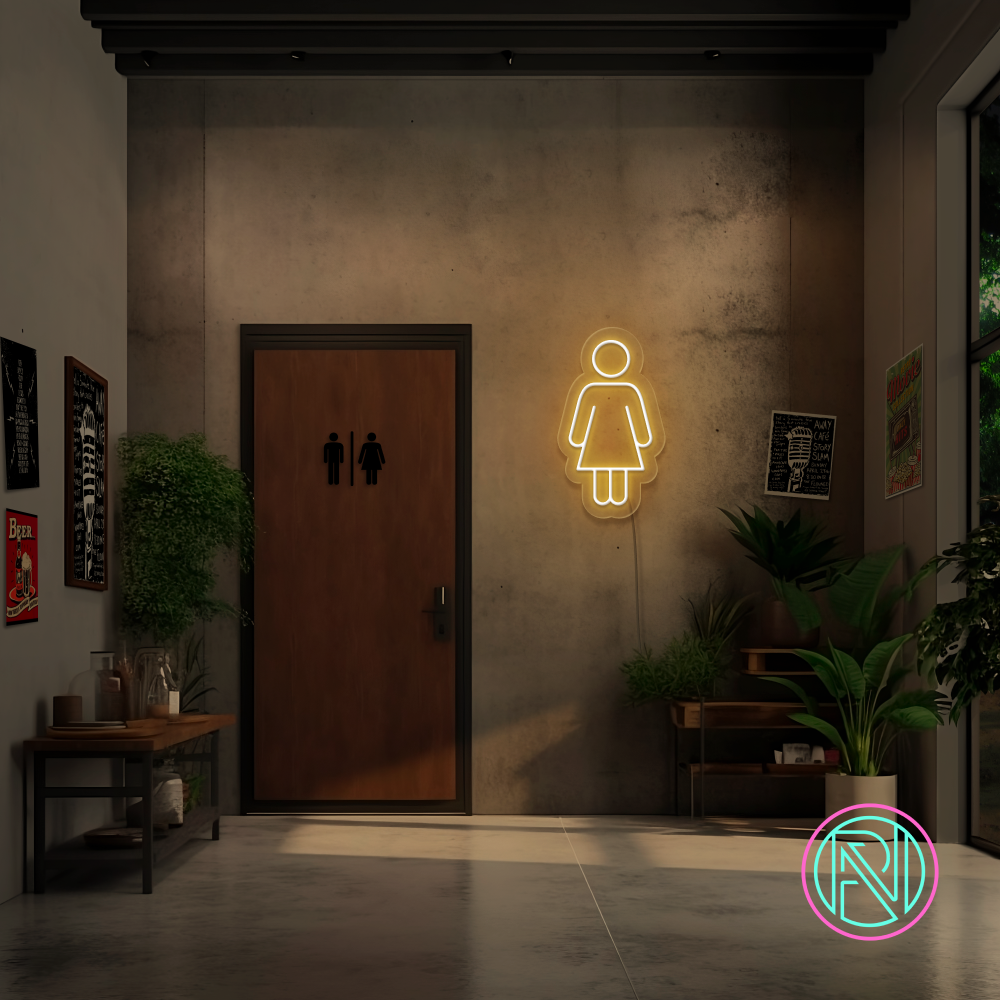 "GIRLE" Led neonskylt. 14 färger
