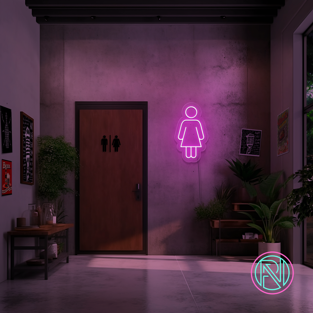 "GIRLE" Led neonskylt. 14 färger