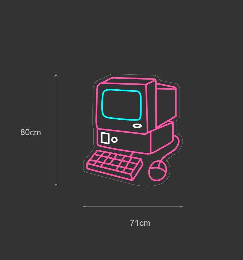 "Gammel Dator" Led neonskylt