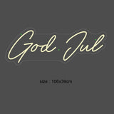 "God Jul" Led neonskylt.