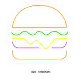 (HAMBURGER) Led neonskylt.