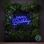 "Happy Birthday" Led neonskylt.