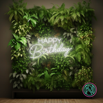 "Happy Birthday" Led neonskylt.