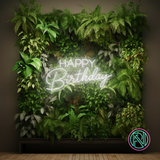 "Happy Birthday" Led neonskylt.