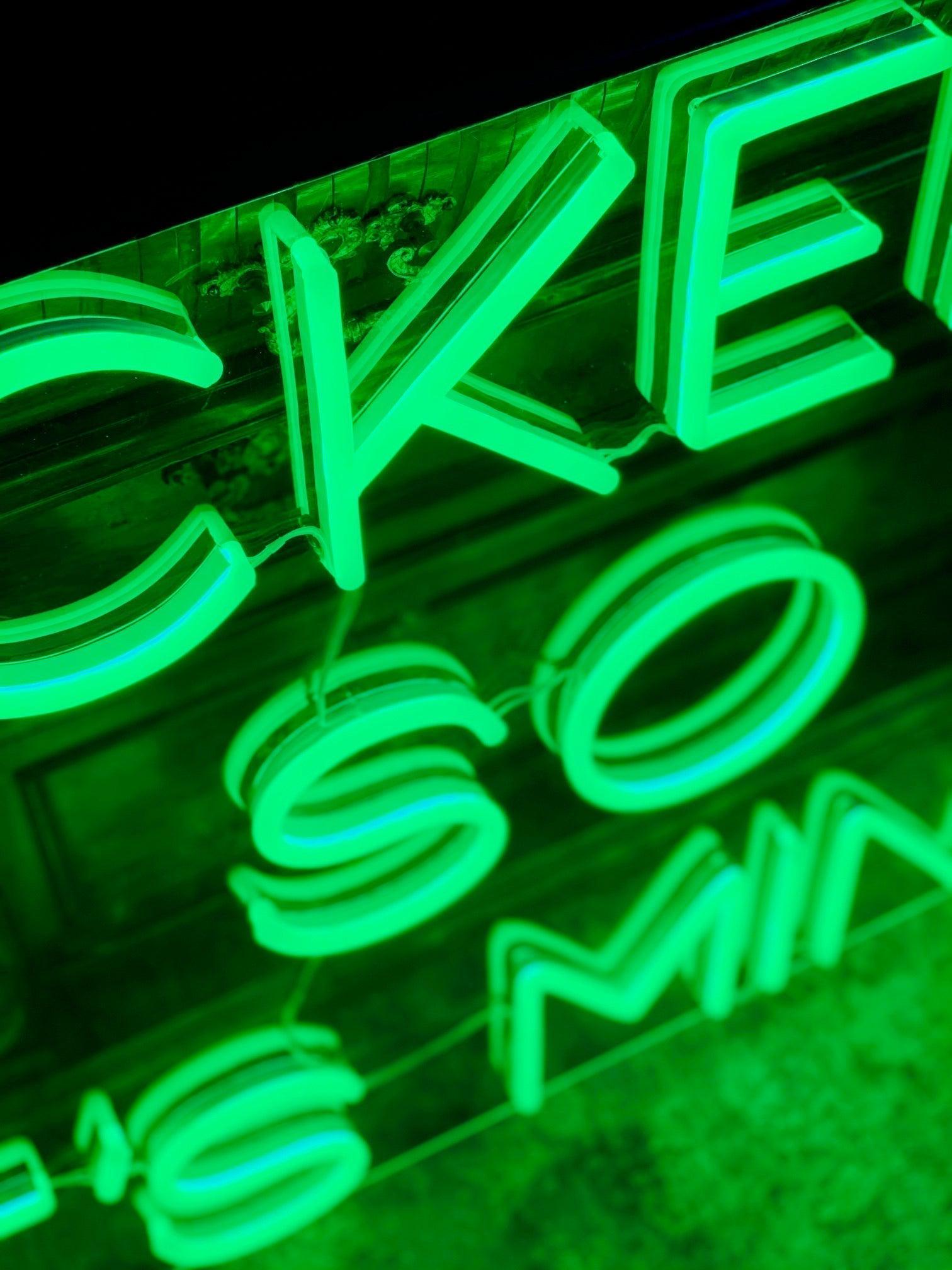 "I LICKED IT SO IT´S MINE" Led neonskylt.