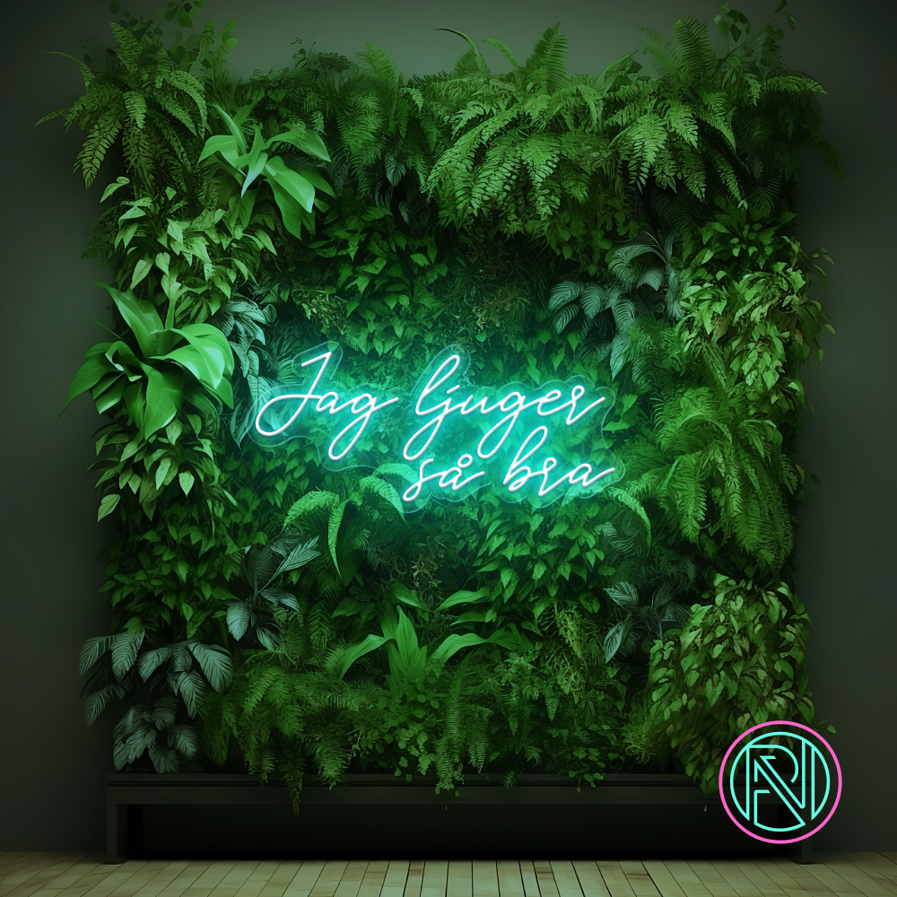 "Jag ljuger så bra" Led neonskylt.