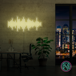 "Lydbølge" Led neonskylt