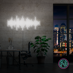 "Lydbølge" Led neonskylt