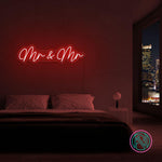 "Mr & Mr" Led neonskylt.