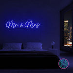 "Mr & Mrs" Led neonskylt.