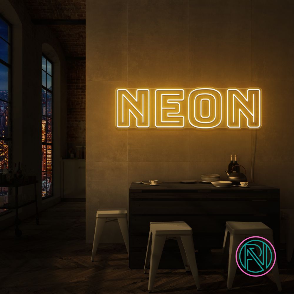 "NEON NEON" Led neonskylt.