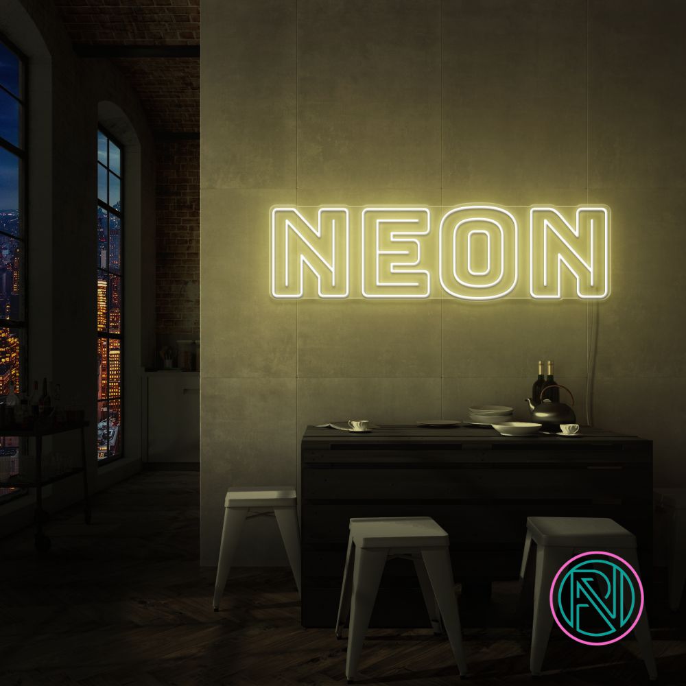 "NEON NEON" Led neonskylt.