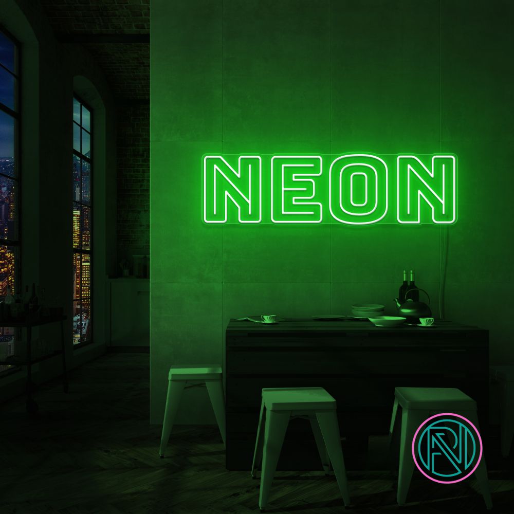 "NEON NEON" Led neonskylt.