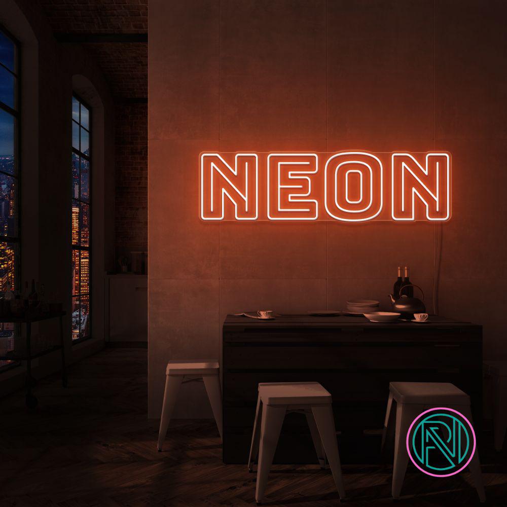 "NEON NEON" Led neonskylt.