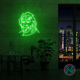 Neonskylt "Einstein" 80x93 cm. Välj önskad färg.