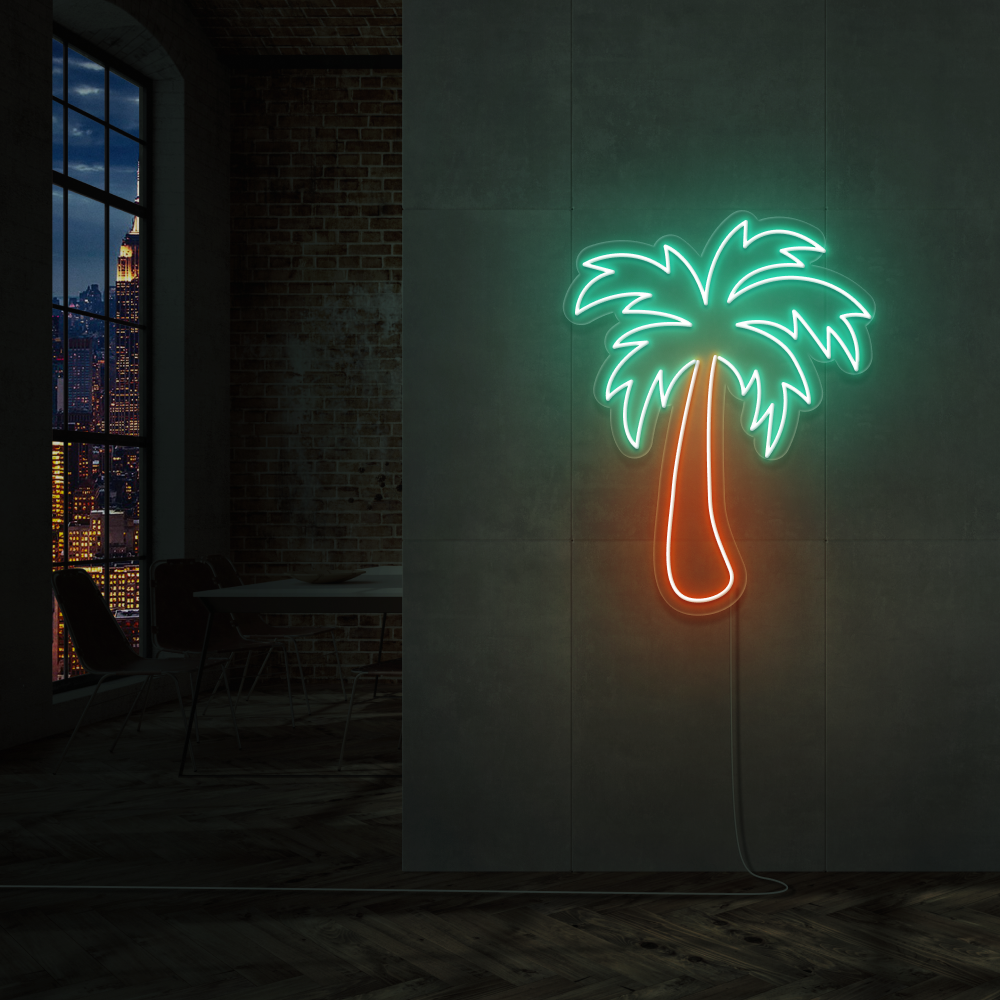 "Palme" Led neonskylt
