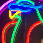 "Papegøye"Led neonskylt.