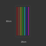 "Rainbow stripe" Led neonskylt