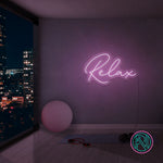 "Relax" Led neonskylt.