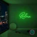 "Relax" Led neonskylt.