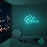 "Relax" Led neonskylt.