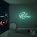 "Relax" Led neonskylt.