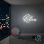 "Relax" Led neonskylt.