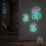 "SQUID" Led neonskylt.