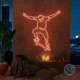 "Skate" Led neonskylt.