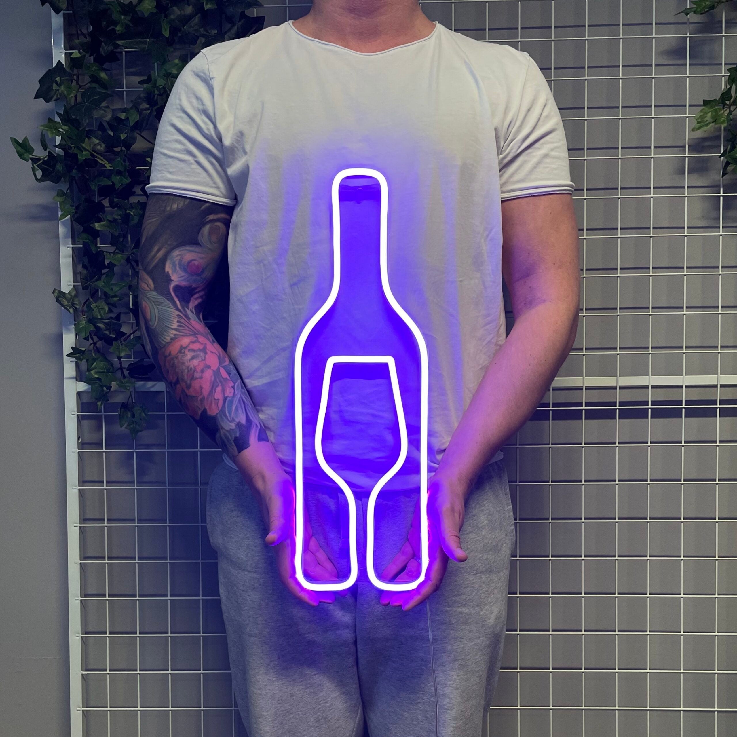 "Vin" Led neonskylt.