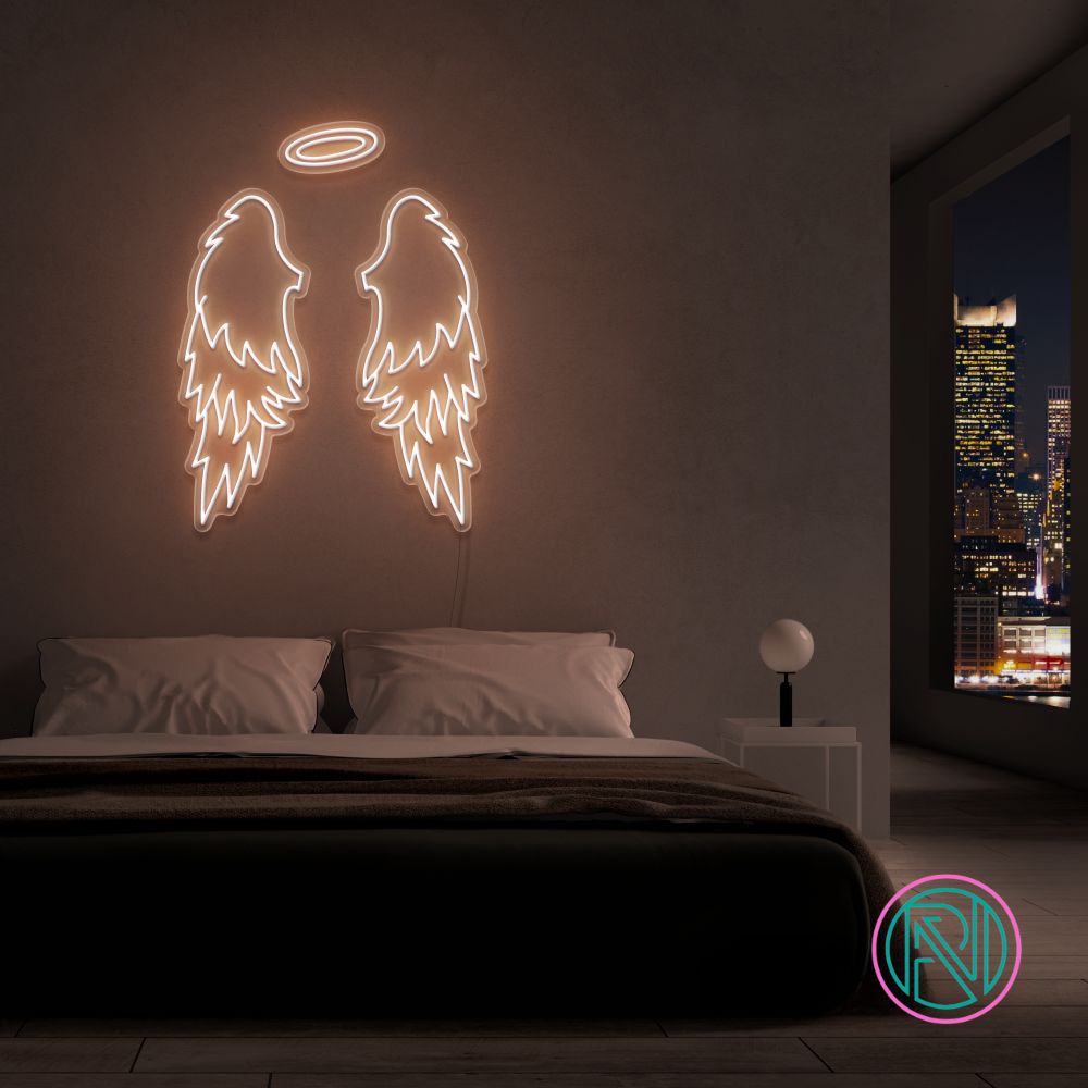 "Wings" Led neonskylt.