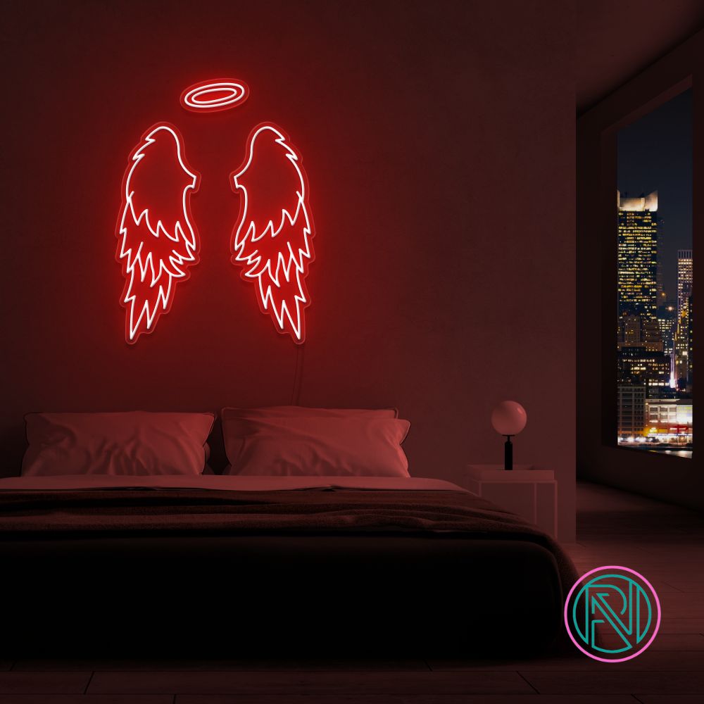 "Wings" Led neonskylt.